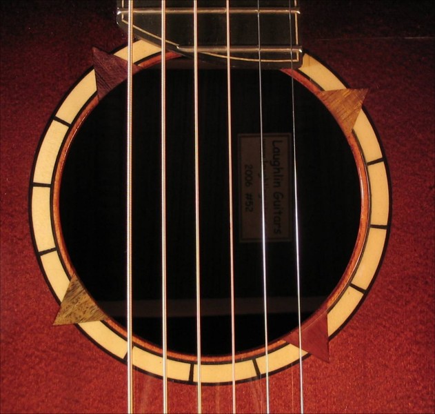Large Sunburst Guitar rosette
